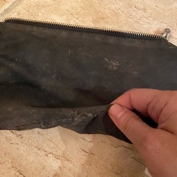 Gucci black Velvet Pouch Bamboo silver hardware - Picture 15 of 16